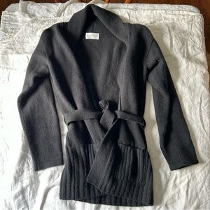 Barker Scotland 100% Cashmere Black Cardigan